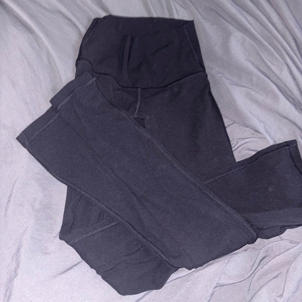 Aritzia Black flared leggings